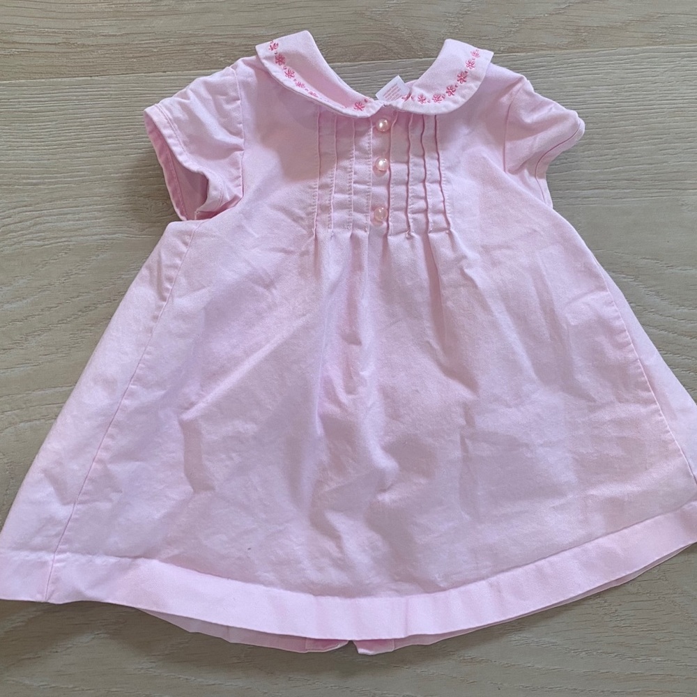 Used First Impressions Pink Dress size 6-9 mo
